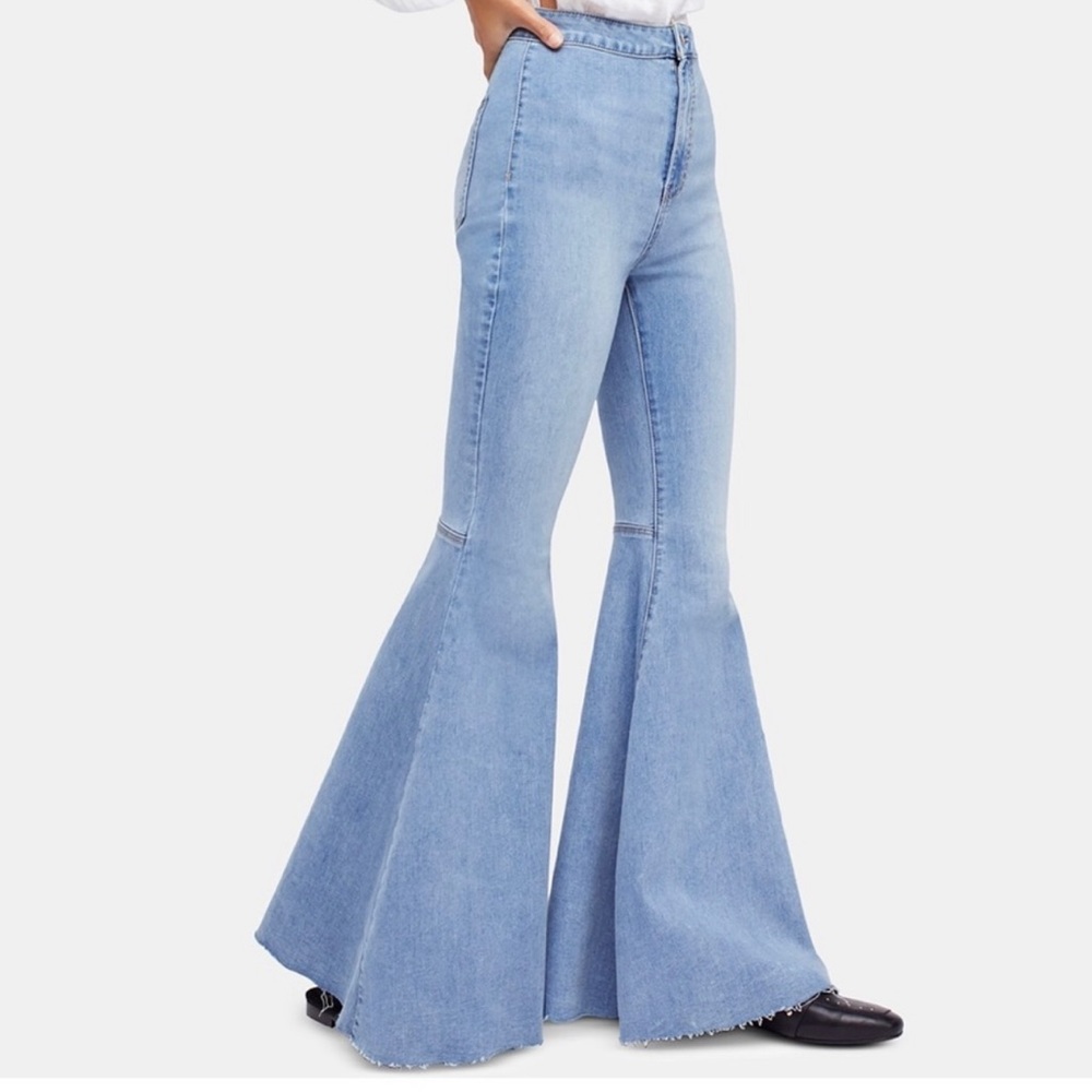 NWOT Free People Just Float On flare jeans